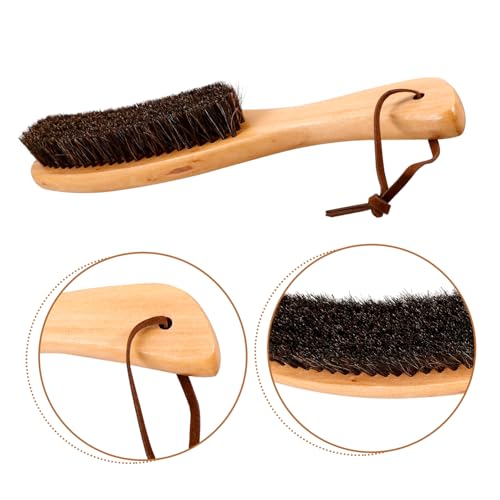 Anneome Dust Brush Whisk Broom Cleaning Scrub Brush Garment Brush Dust Remover Brush Furniture Brush Hat Brush Clothes Brush Car Brush Small Broom Hand Broom Brush Clothing Brush Wood