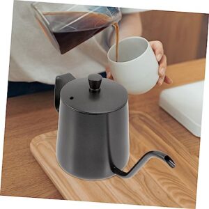 LALADEFIEE Coffee Maker Filter Kettle Stainless Coffee Pot Coffee Bar Accessories Espresso Machines Drip Teapot Coffee Turkish Long Spout Water Pot Tea Pots Stainless Steel