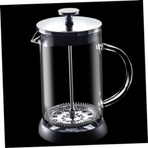 SHOWERORO 1pc Filter Teapot Manual Espresso Machines Manual Coffee Appliance Fashion Coffee Pot Stainless Tea Kettle Tea Strainer Coffee Maker Coffee Machine Heat Resistant Coffee Pot Black