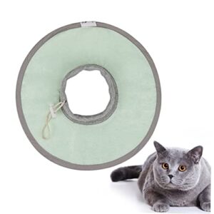 BESPORTBLE 1pc Pet Cat Collar Cat Elizabethan Collar Pet Protective Collar Elizabethan Cone Collar Puppy Dog Cone Pet Costuem Accesseories Dog Surgery Collar Pets Petg Green