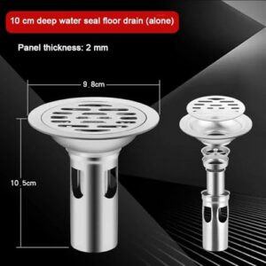 Stainless Steel Floor Drains Drainer Shower Strainer Cover Bathtub Ground Leakage Kitchen Bathroom Hardware Accessorie 1Pcs(Single (Long))