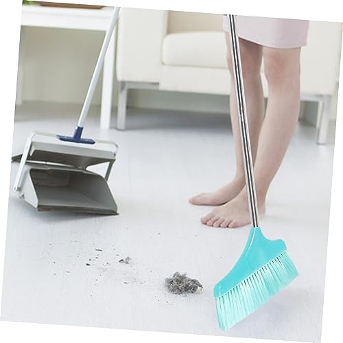 BCOATH Kitchen Brooms for Sweeping Indoor Room Cleaning Broom Home Broom Long Handle Cleaning Broom Hair Cleaning Broom Flooring Cleaning Broom for Floor Stainless Steel Sky-Blue