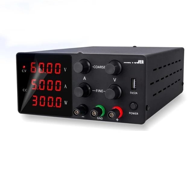 DC Power Supply, SPS-W605, 60V 5A, Digital Adjustable Laboratory Power Source 220V