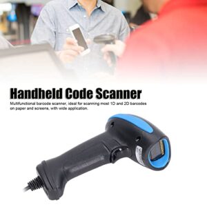 Handheld Multifunctional USB Wired 1D 2D Barcode Scanning Reader 5VDC for Retail Shops