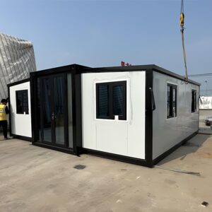 Refabricated 20ft Office Container Expandable Folding House Foldable Modular Home- Efficient Space Utilization,Prefabricated Container House with Long-Term Durability