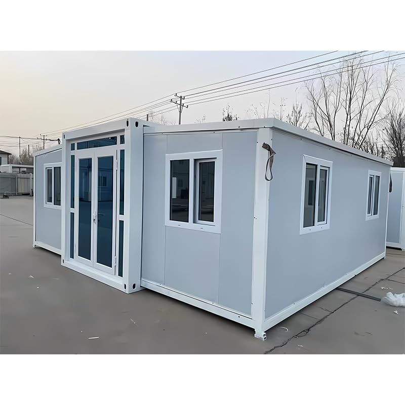 Refabricated 20ft Office Container Expandable Folding House Foldable Modular Home- Efficient Space Utilization,Prefabricated Container House with Long-Term Durability