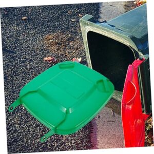 CHILDWEET Trash Can Lid Rubbish Bin Bins Cover for Waste Can Waste Bin Cover Round Trash Lid Garbage Can Lid Trash Bin Lid Heavy- Duty Garbage Lid Trash Can Replacement Cover Green Plastic