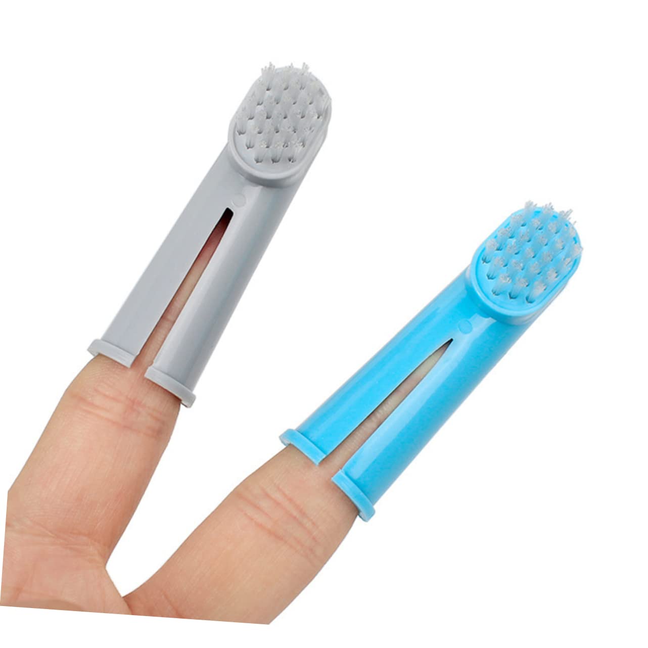 FONDOTIN 4 Set Toothbrush for Dog Toothbrush for Teeth Cleaning Dog Teeth Cleaning Dog Toothbrushes Vampire Cape for Cat Toothbrush for Pet Dog Toothbrush and Toothpaste Dog Cat Finger