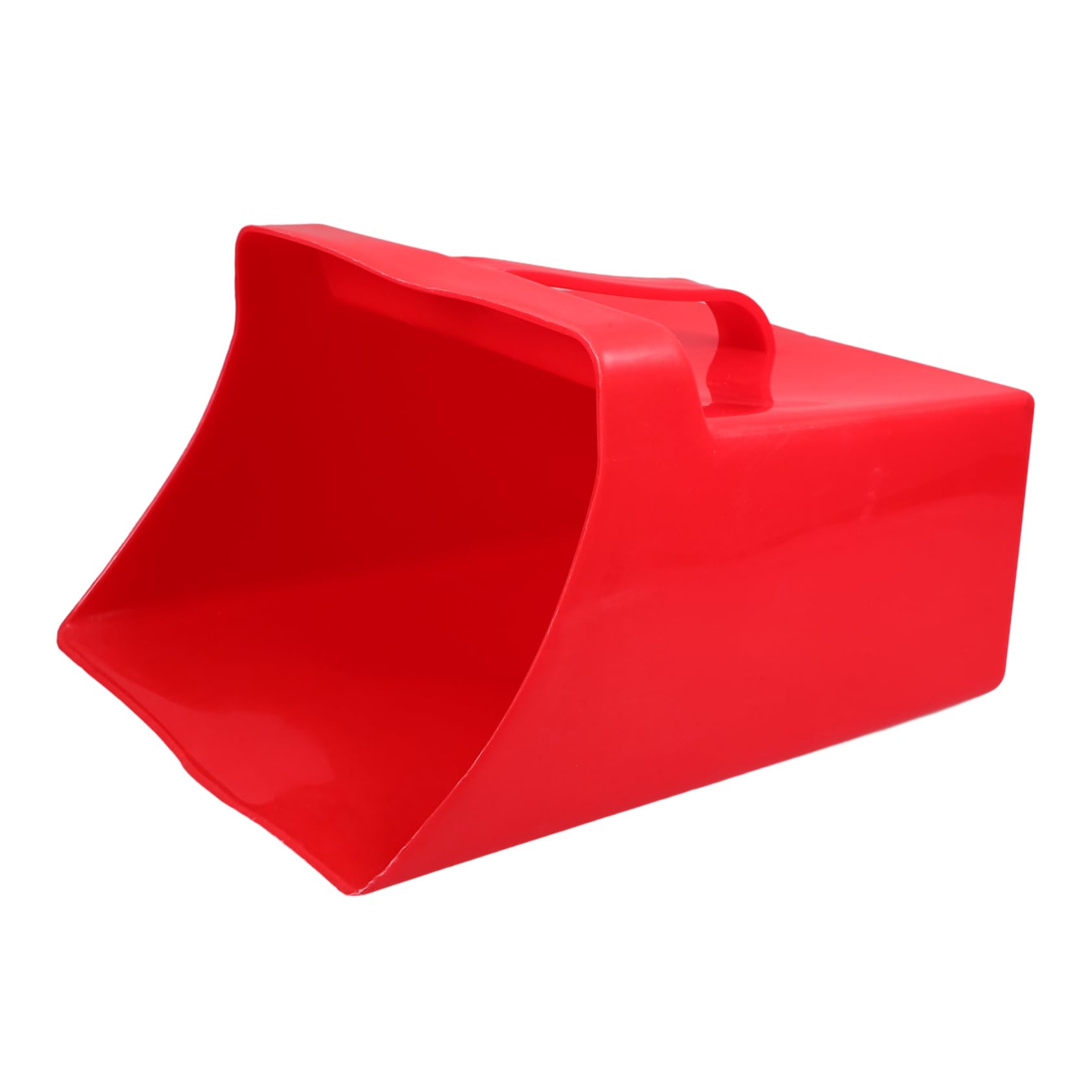 Hohopeti Garbage Cleaning Dustpan Household Dustpans Indoor Dustpans Small Dust Pan Trash Scoop Commercial Sweeping Supplies Lobby Dustpan Stackable Feed Scoop Garden Dustpans Plastic Red