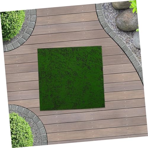 Toddmomy Artificial Moss Green Turf Artificial Turf Rugs for Area Rugs Artificial Plant Wall Fake Grass Turf Fake Lawn Adorn Sand Table Turf Mat Sand Table Lawn Model Fake Turf Pearl Cotton