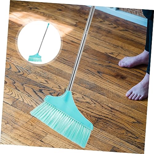 BCOATH Kitchen Brooms for Sweeping Indoor Room Cleaning Broom Home Broom Long Handle Cleaning Broom Hair Cleaning Broom Flooring Cleaning Broom for Floor Stainless Steel Sky-Blue