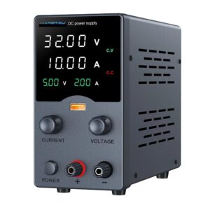 dc laboratory power supply, 32v 62v 120v,input voltage 110v, adjustable voltage regulator, with usb fast charge, display preset current output(32v 5a ga305h)