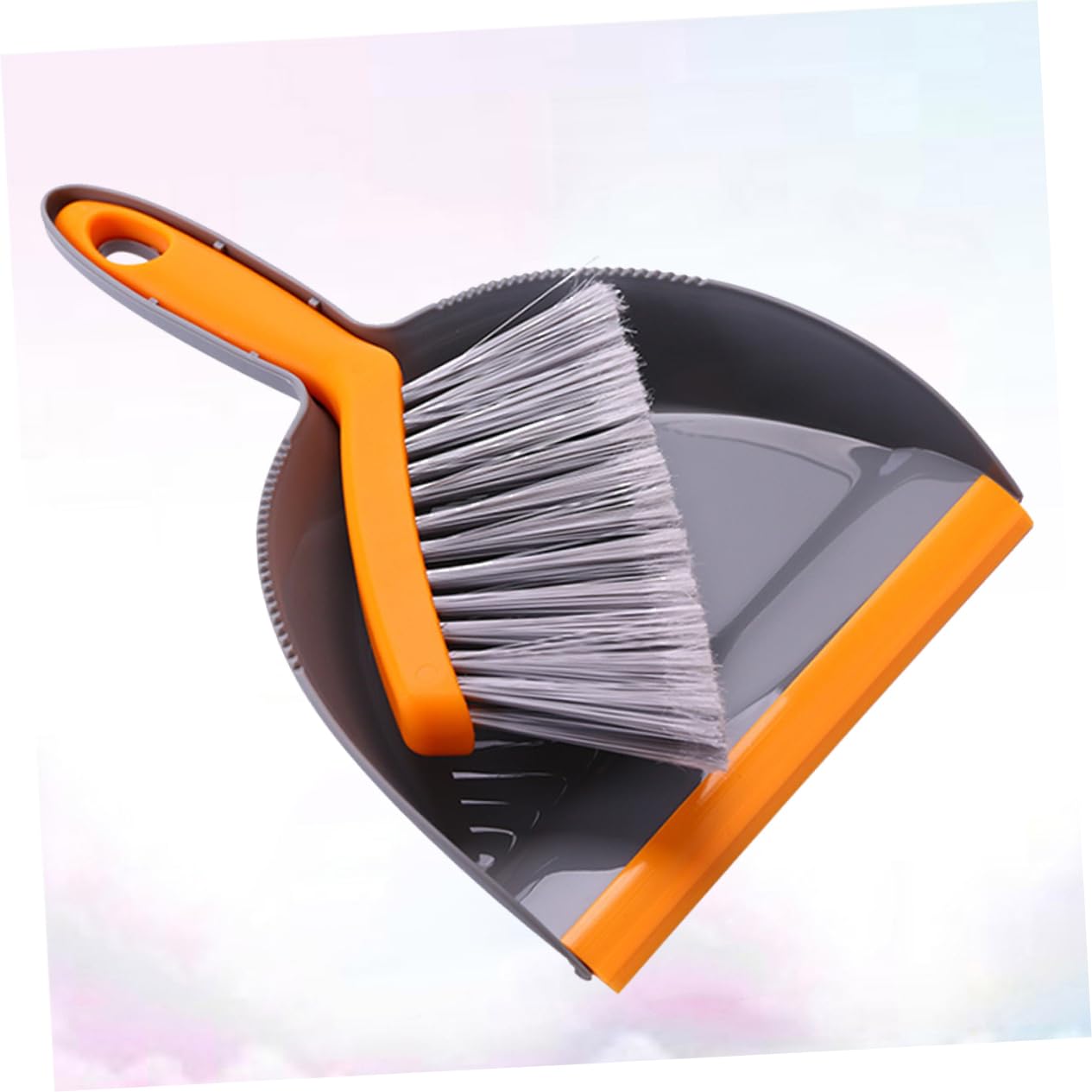 Outanaya Desktop Cleaning Supplies Mini Cleaner Mini Broom Dustpan Mocha Master Cleaner Blow Dryer Comb Attachment Keyboard Cleaning Table Crumb Brush Mini Dustpan Desktop Cleaner Orange