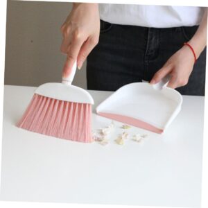 Garneck 1 Set Mini Broom Dustpan Tiny Dustpan Keyboard Broom Cat Litter Cleaning Broom Crevice Brush Detailing Brush Tabletop Small Broom Pets Dustpan Mini Hand Broom Animal Waste Broom Pp