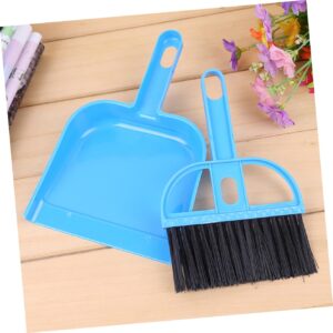 Healeved 6 Sets Mini Cleaner Cleaning Supplies Kit Desktop Broom Mini Brush Dust Pan Dust Remover Tool Keyboard Brush Kit Desktop Cleaning Supplies Computer Keyboards Mini Broom