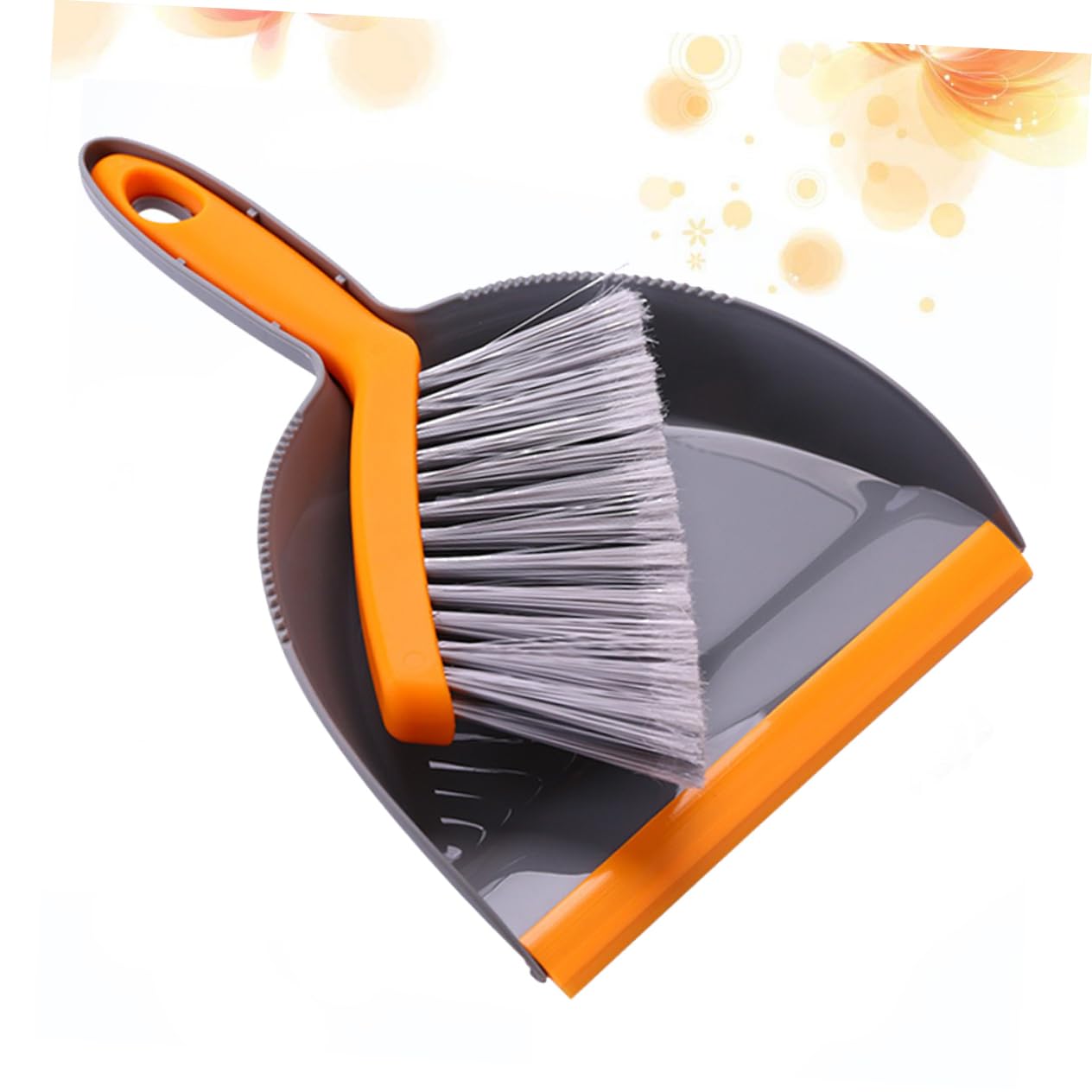 Outanaya Desktop Cleaning Supplies Mini Cleaner Mini Broom Dustpan Mocha Master Cleaner Blow Dryer Comb Attachment Keyboard Cleaning Table Crumb Brush Mini Dustpan Desktop Cleaner Orange