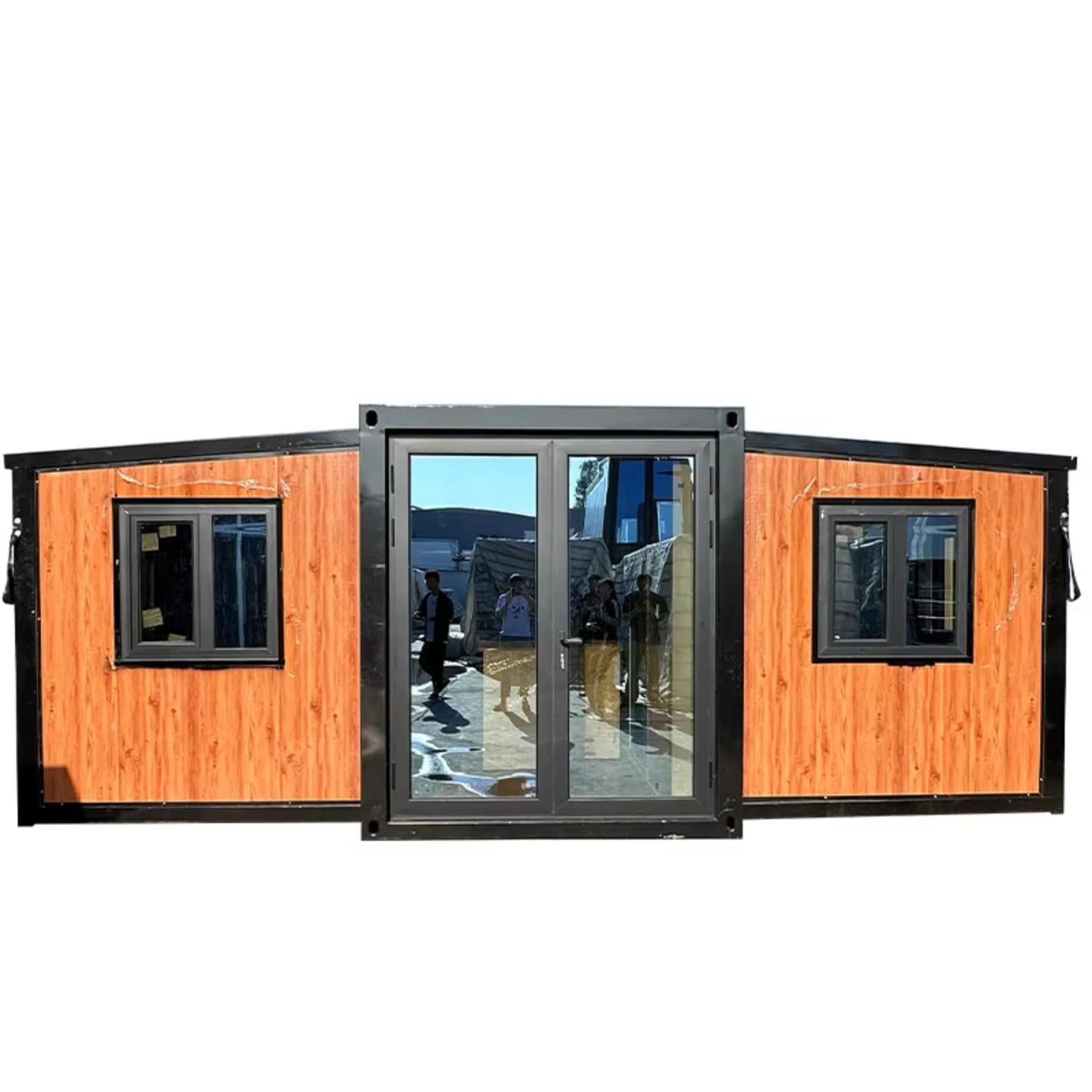 Portable 2 Bedroom Container Home–Expandable and Foldable Design for Quick Setup, Perfect for Construction Sites and Emergency Shelter Solutions