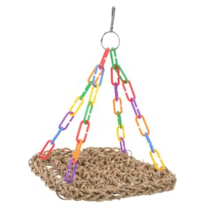 hanabass parrot hammock hammocks parakeet toys for cage bird training supplies bird swing bird hammock toy parakeets swing toy parakeet cage hammock parrot perch bird cage toys zinc alloy