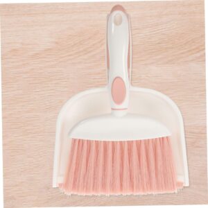 Garneck 1 Set Mini Broom Dustpan Tiny Dustpan Keyboard Broom Cat Litter Cleaning Broom Crevice Brush Detailing Brush Tabletop Small Broom Pets Dustpan Mini Hand Broom Animal Waste Broom Pp