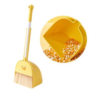 Kids Mini Broom Dustpan Set Children Cartoon Broom Cleaning Tool Home Baby Learn Sweeping Toys