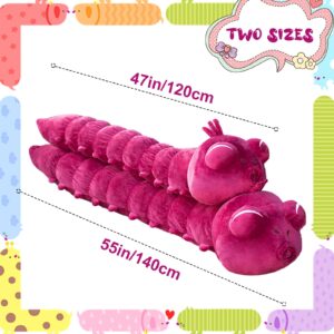 Dviggaz Fushiguro Worm Cosplay Pillow 47" Ugly Bug Plush Toy Decor for Boys Girls Soft Stuffed Animal Doll Gifts for Fans Kids Halloween Christmas Birthday