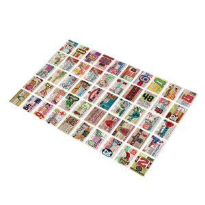 Aesthetic Vintage Stickers Retro Ticket Collection 50 Sheets