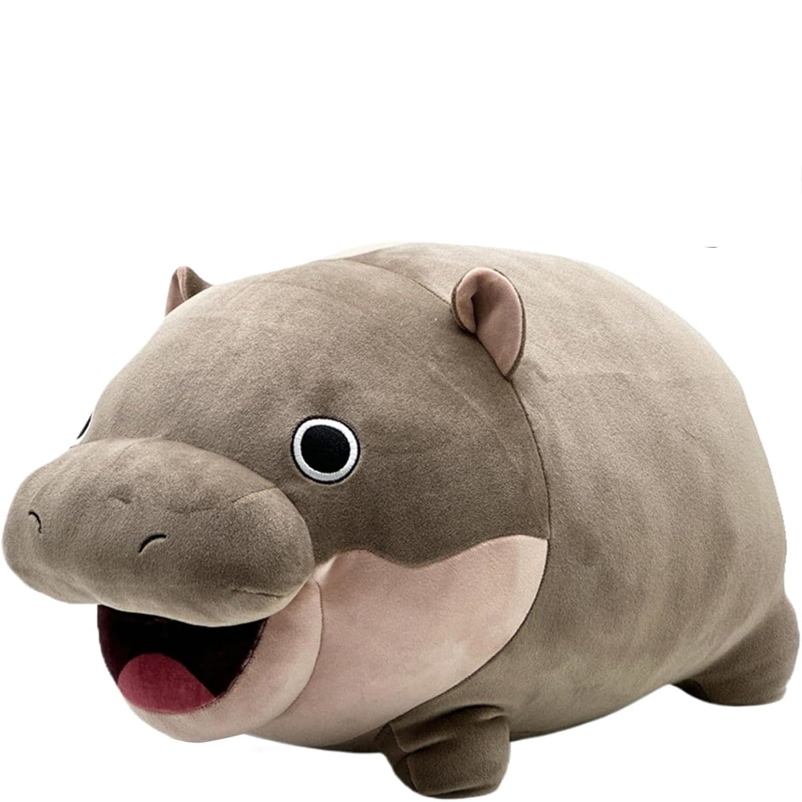 FKONGD 2024 Moo Deng Mini Hippo Plush, SmallCute Cartoon Moo Deng Plush Toys, Soft Baby Hippopotamus Stuffed,Soft Baby Hippopotamus Stuffed Animal Pillow for Kids