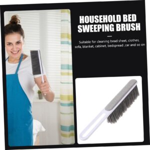 Outanaya 1pc Dust Brush Couch Sofa Cleaner Washing Dish Brush Bed Dusting Brush Dish Bowl Brush Car Cleaning Brush Household Cleaner Grout Cleaner Duster for Car Dustpan Brush White Abs