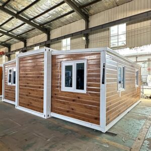 Refabricated 20ft Office Container Expandable Folding House Foldable Modular Home- Efficient Space Utilization,Prefabricated Container House with Long-Term Durability