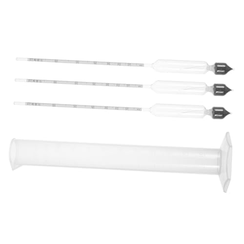 COLLBATH 1 Set Wine Making Kit Convenient Hydrometer Stills for Distilling Moonshine Reusable Measuring Tube Household Hydrometer Portable Graduated Cylinder Alcohol Supply Plastic