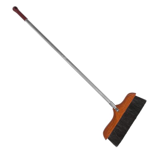 BCOATH Horsetail Broom Long Handle Broom Asian Broom Garbage Broom Small Broom Floor Squeegee Industrial Broom Floor Sweeping Brush Office Broom Kitchen Broom Garden Broom Wooden