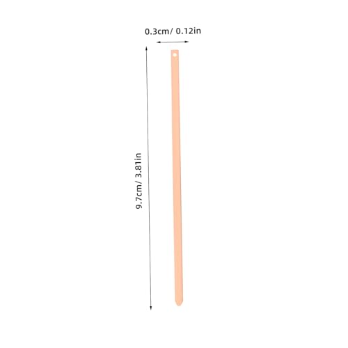 NAMOARLY 1 Set Copper Strip Electrode Materials Copper Zinc an Fittings Copper Electrode Strip