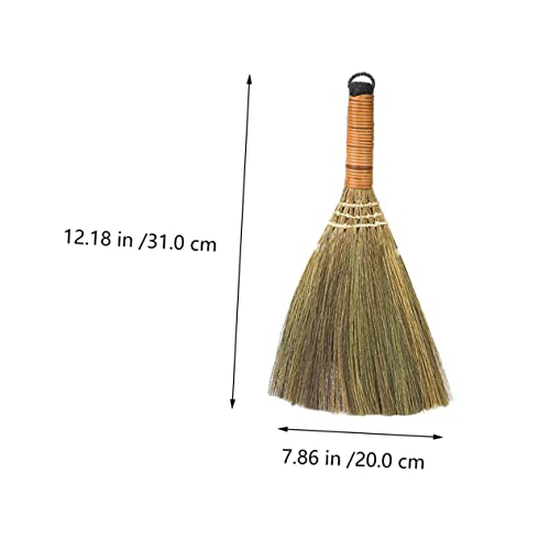 TOKIDNY 2pcs Household Dust Broom Straw Whisk Broom Hand Handle Broom Natural Small Broom Decor Small Hand Broom Children s Small Furniture Sweeping Duster Crumb Balai Broom Indoor Gala