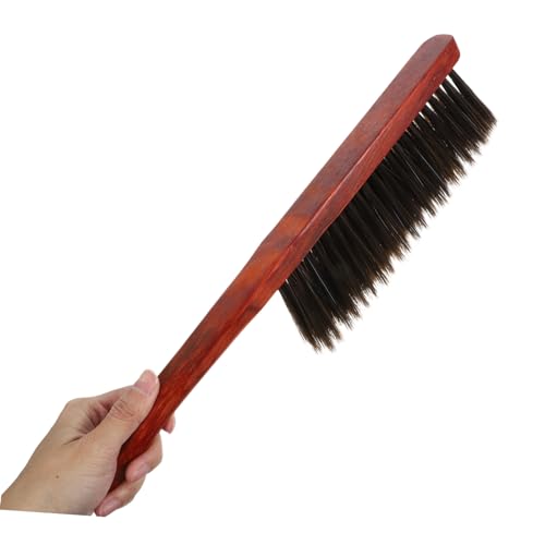 SOESFOUFU Long Handle Bed Brush Cleaning Brush Brushes Broom Furniture Brush Clothes Brush Wood Brush Bench Brush Upholstery Brush Hand Brush Car Brush Sofa Dust Brush The Pet Brown