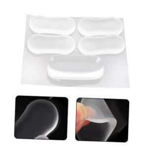 COOLHIYA 20pcs Toilet Seat Cushion Toilet Covers Toilet Gaskets Cabinet Bumpers Clear Cabinet Door Stoppers Toilet Seat Bumper Toilet Seat Bidet Replacement Kit Toilet Bumper