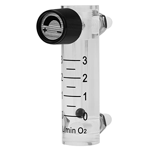 Gas Meter LZQ 2 Flowmeter 0 3LPM Meter with Control Valve for Oxygen Air Gas