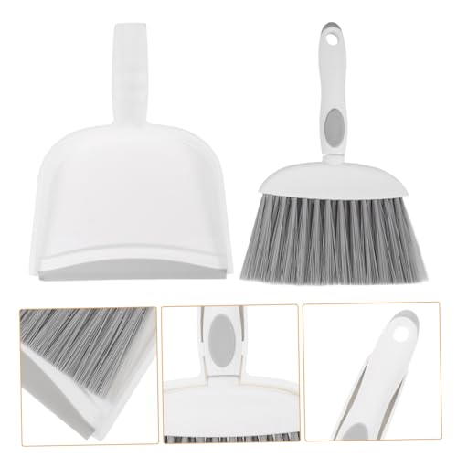 KICHOUSE 1 Set Mini Broom Dustpan Mini Dustpan Small Broom and Dustpan The Cars Whisk Brooms Table Crumb Sweeper Table-top Cleaning Brush Kitchen Cleaning Shovel Small Brush and Dustpan Pp