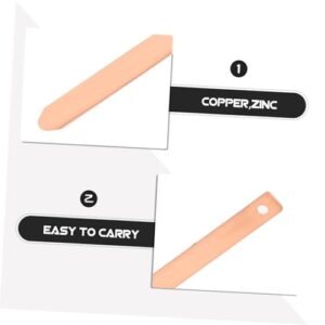 Parliky 1 Set Electrode Strip for Experiment Copper Anode for Zinc Plating Zinc Copper Plate Zinc Tablets