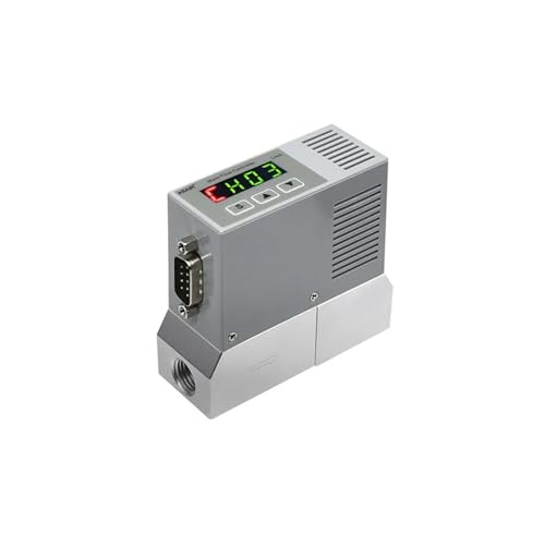 ASAIR AMC2000 Digital Display MFC Gas Mass Flow Controller Oxygen Air Nitrogen Gas Flow Meter(O2 0-5L)