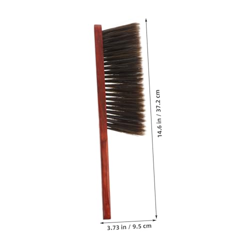 SOESFOUFU Long Handle Bed Brush Cleaning Brush Brushes Broom Furniture Brush Clothes Brush Wood Brush Bench Brush Upholstery Brush Hand Brush Car Brush Sofa Dust Brush The Pet Brown