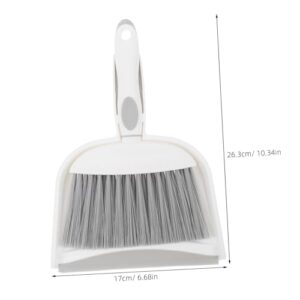 Zerodeko 1 Set Mini Broom Dustpan Car Broom Table Whisk Broom Desktop Broom Car Detail Brush Computer Keyboard Broom Small Broom Brush Cleaning Brushes for Household Use Detailing Brush Pp