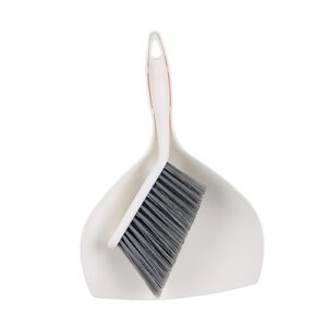 coolhiya 1 set children's dustpan broom desktop cleaning supplies pet cage broom mini desktop dustpan broom for kid broom desk cleaning broom sweeper broom keyboard broom white