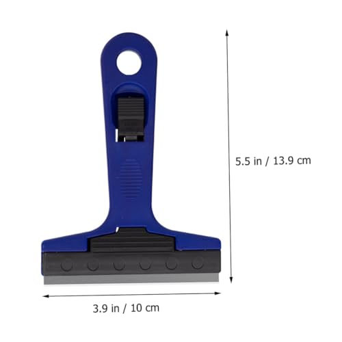 CONGARTENO 3pcs Cleaning Scraper Blade Car Scrapper Razors Blades Car Window Squeegee Tile Stickers Tile Scraper Blade Floor Cleaning Tools Portable Wall Scrapers Car Scraper Pp Plastic Blue