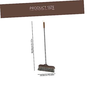 SOESFOUFU Electric Broom Long Handle Cleaning Broom Soft Bristle Cleaning Brush Kitchen Soft Bristle Broom Garbage Wiper Broom Outdoor Home Cleaning Broom Garden Broom Home Broom Wooden