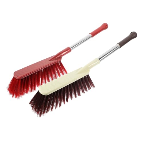 SOESFOUFU 2pcs Dust Broom Furniture Broom Brush Carpet Hand Brush Quilt Hand Brush Car Hand Broom Hair Broom Brush Hand Broom Brush Whisk Broom Cleaning Brush Hand for Cleaning Nylon