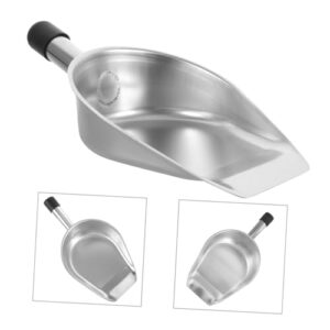 BUTIFULSIC Dustpan Garbage Shovel Ash Shovel Sponge Holder for Kitchen Sink Mini Car Wash Brush Mop Commercial Dustpan Garbage Container Rubbish Handle Ice Scoop for Freezer Stainless Steel