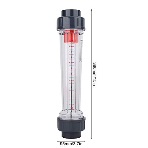 Flowmeter LZS-40 Plastic Tube Type Liquid Flowmeter High Accuracy Waterflow Flowmeter 1-10mH Range