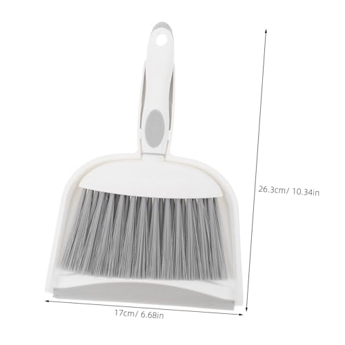 ABOOFAN 1 Set Mini Broom Dustpan Furniture Sweeping Duster Car Detailing Brushes Small Broom Brush Desk Broom Mini Hand Broom Cleaning Brushes for Household Use Car Detail Brush Pp