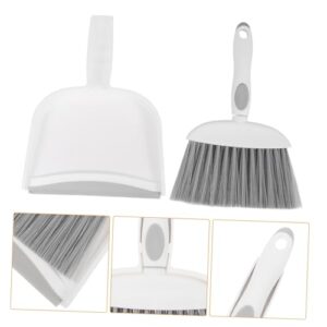 IMIKEYA 1 Set Mini Broom Dustpan Freezer Keyboard Broom Stuff Detail Pans Wipes Mop Sink Bucket Brush Broom Spray Blinds Table Top Brush Desktop Broom Vacuum Broom Pet Sweeping Wok Pp