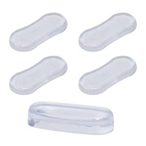 tovinanna 1set toilet anti-collision pad toilet bidet bumper self-adhesive toilet gaskets toilet seat bumper sanitary toilet bumpers home toilet cover gaskets clear bumpers kit 5pcs